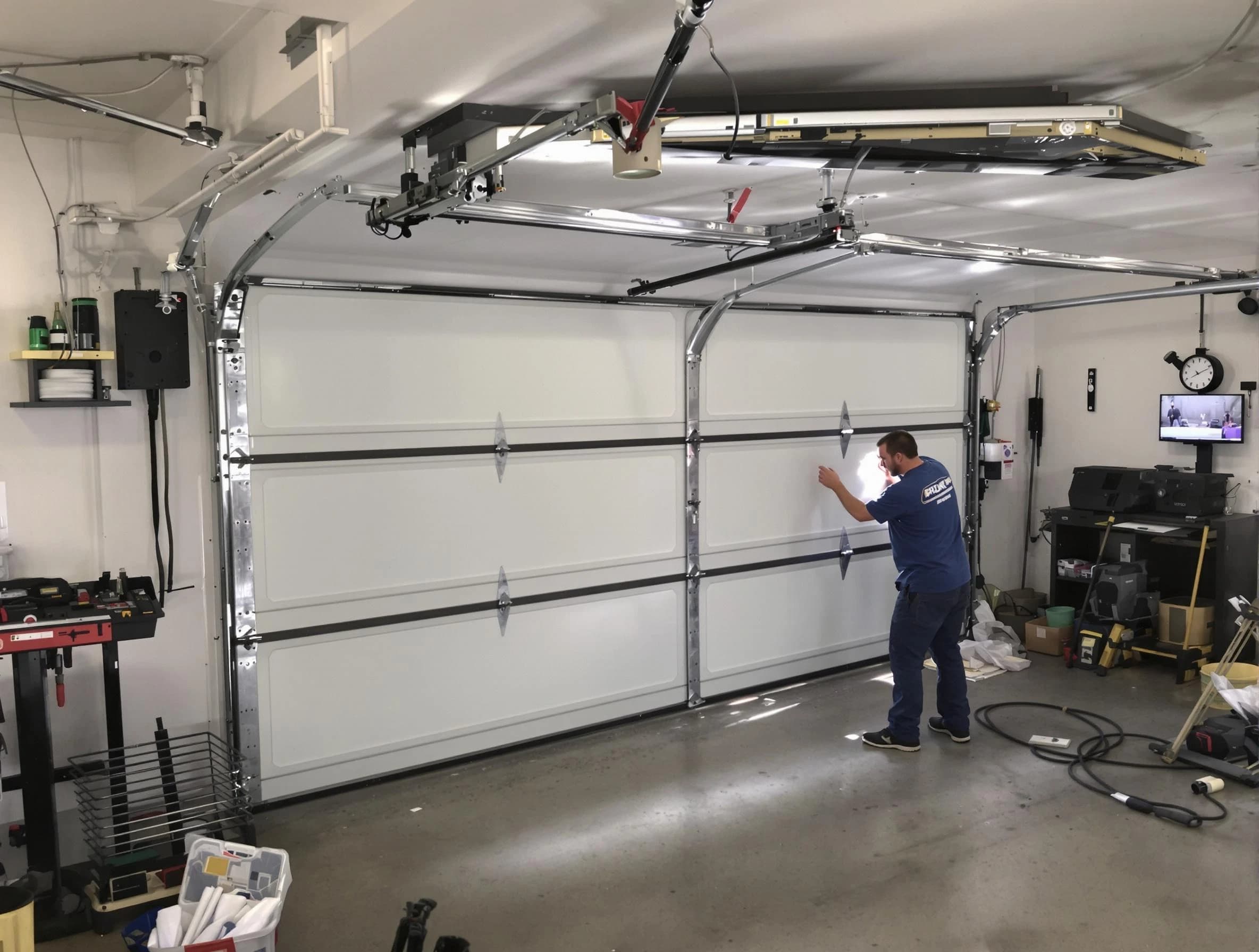 Professional garage door repair service by Edmond Garage Door Repair in Edmond