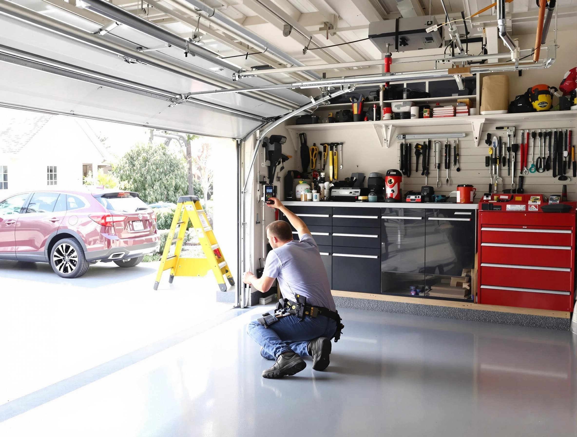 Local garage door repair service by Edmond Garage Door Repair in Edmond