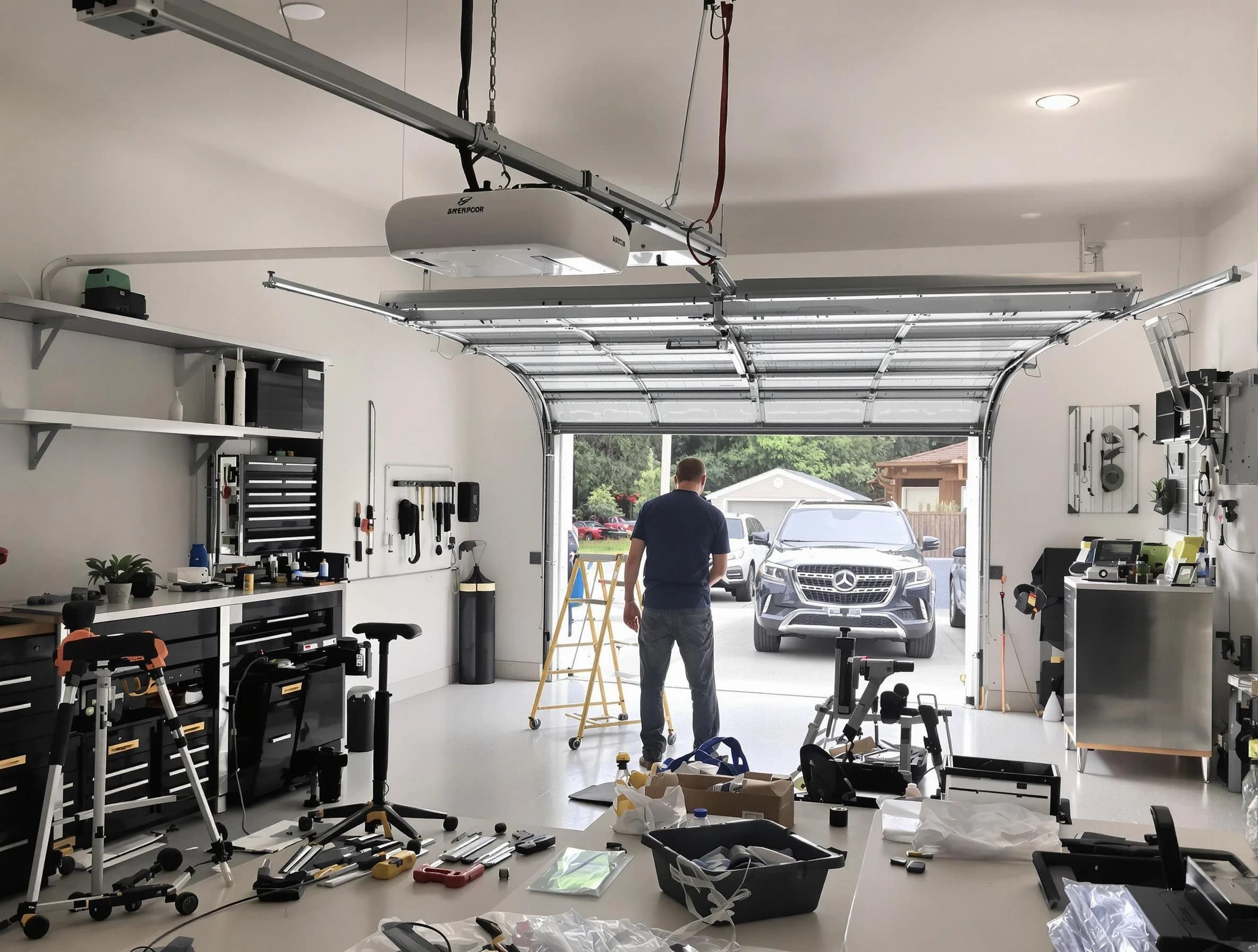 Garage door opener installation by Edmond Garage Door Repair in Edmond