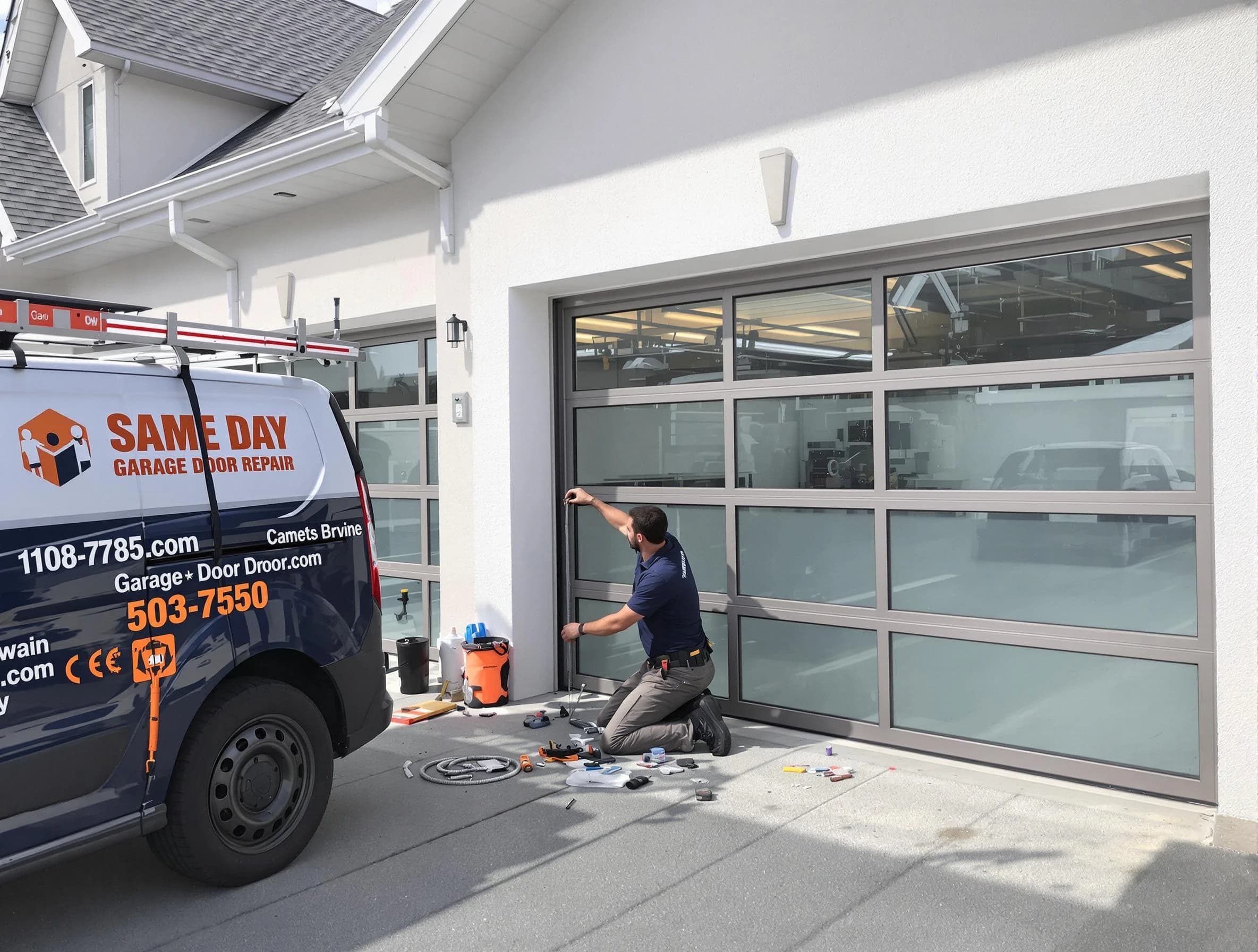Same-day garage door repair service by Edmond Garage Door Repair in Edmond