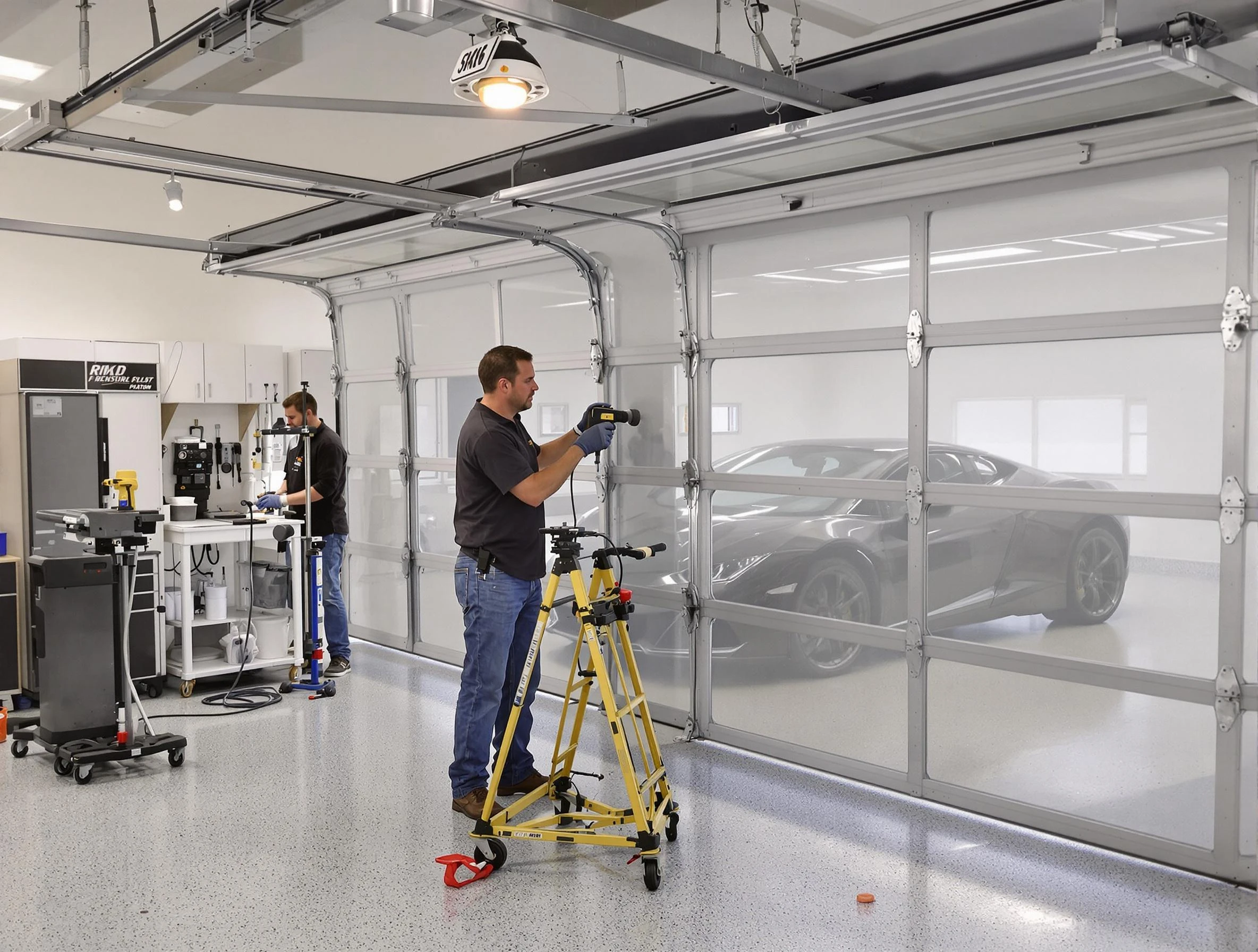 Garage Door Dents Repair in Edmond