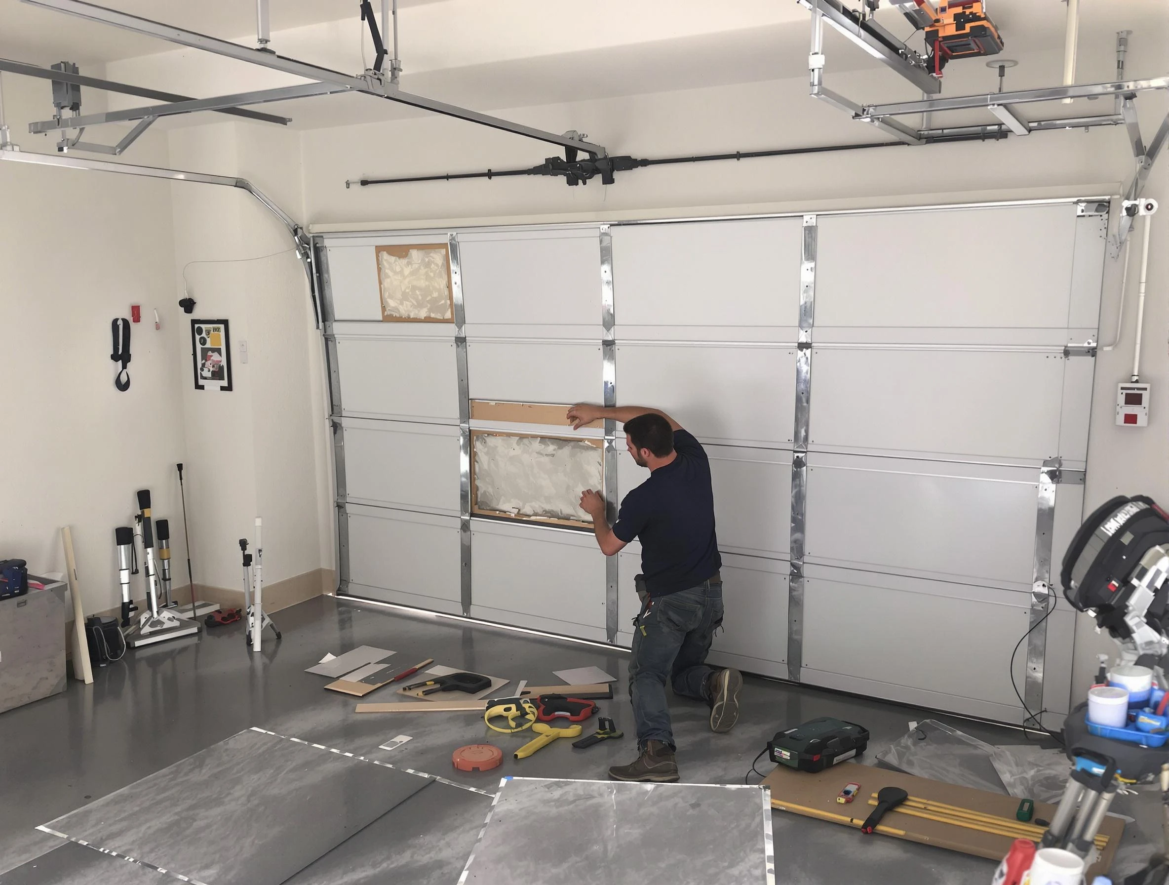 Garage Door Panel Repair in Edmond