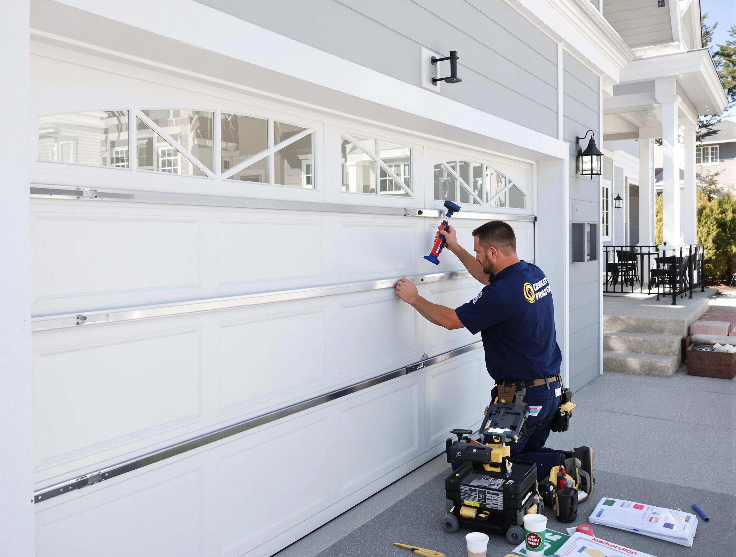 Professional garage door installation by Edmond Garage Door Repair in Edmond