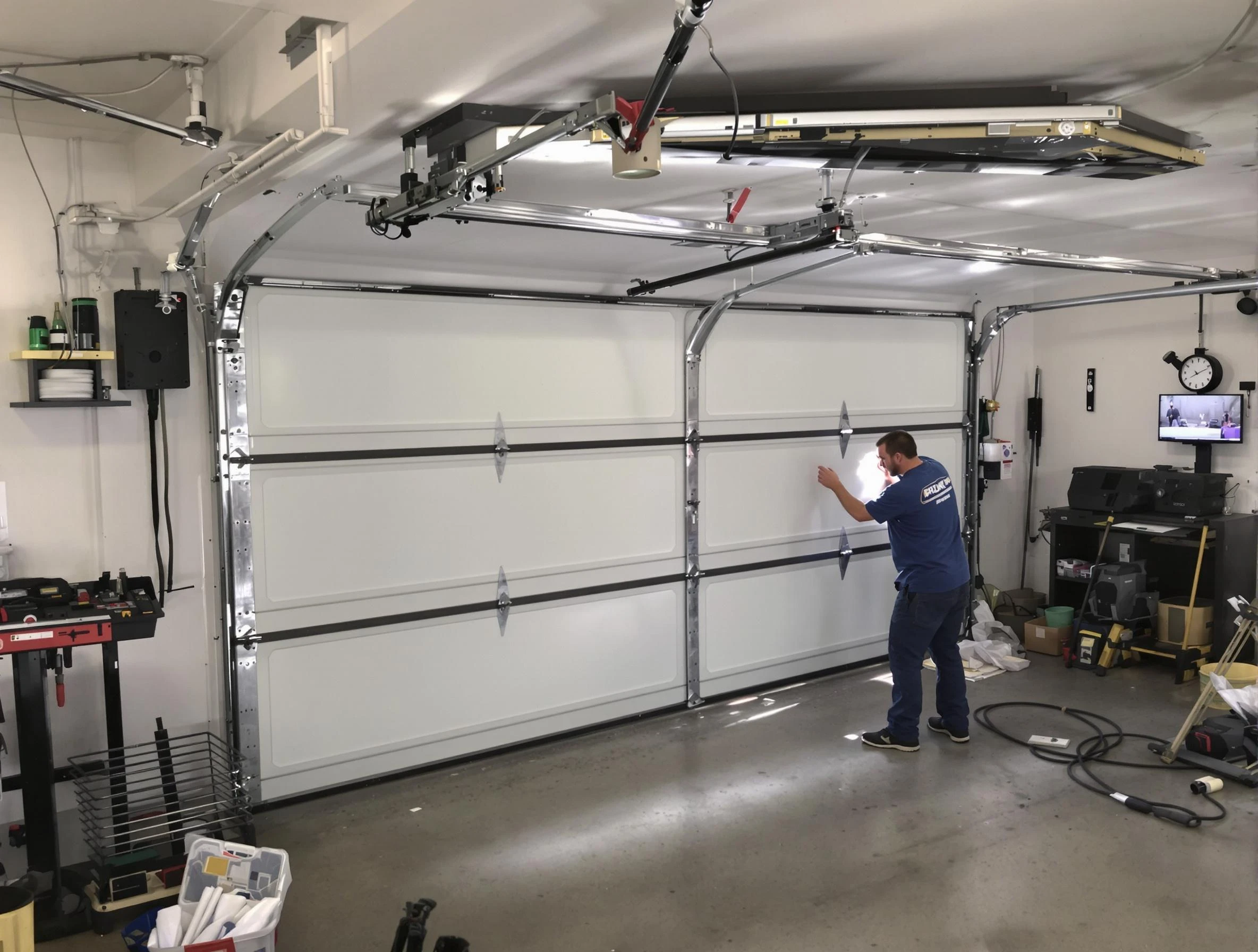 Professional garage door repair service by Edmond Garage Door Repair in Edmond