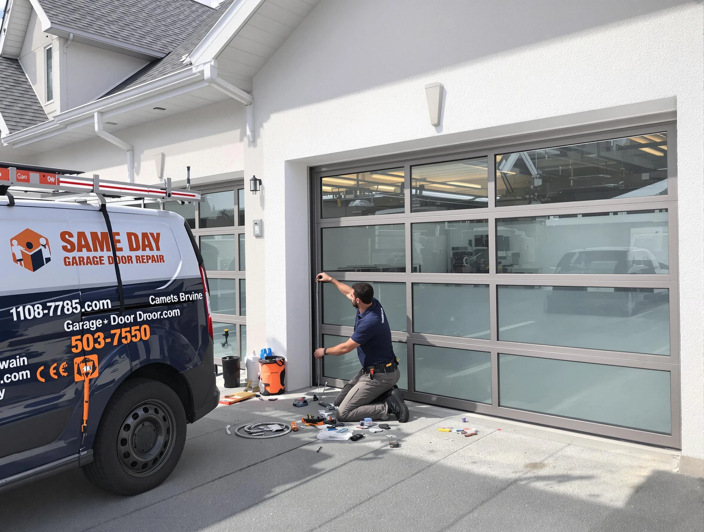 Same-day garage door repair service by Edmond Garage Door Repair in Edmond